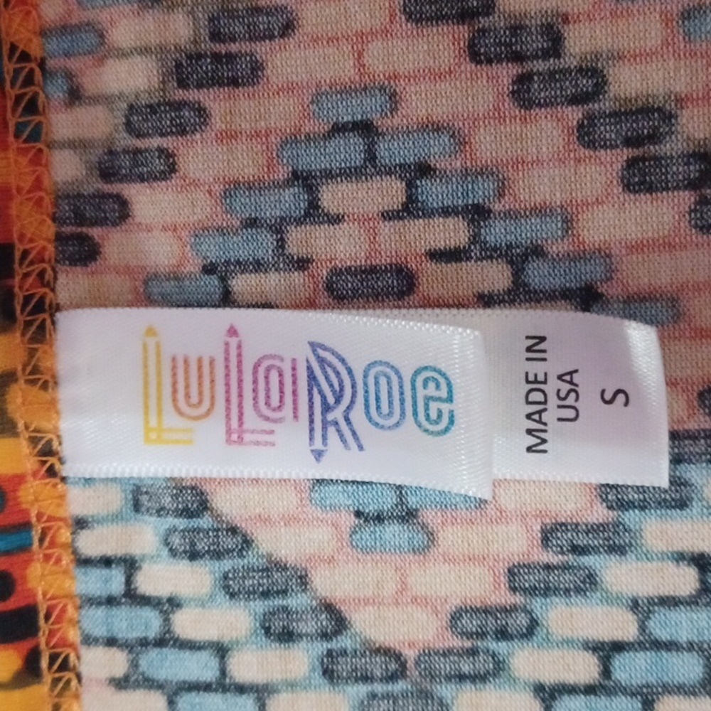 LuLaRoe Multicolor Geometric Pattern Tunic - Picture 2 of 16